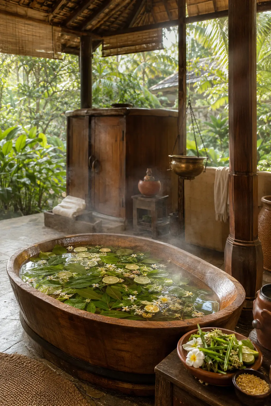 Herbal Baths and Steam Therapy
